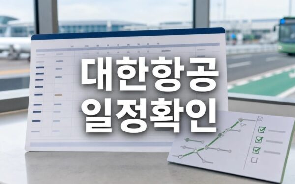 대한항공의 [알아두면 유용한 항공여행 팁] 2026 일정과 교통 확인 방법 총정리