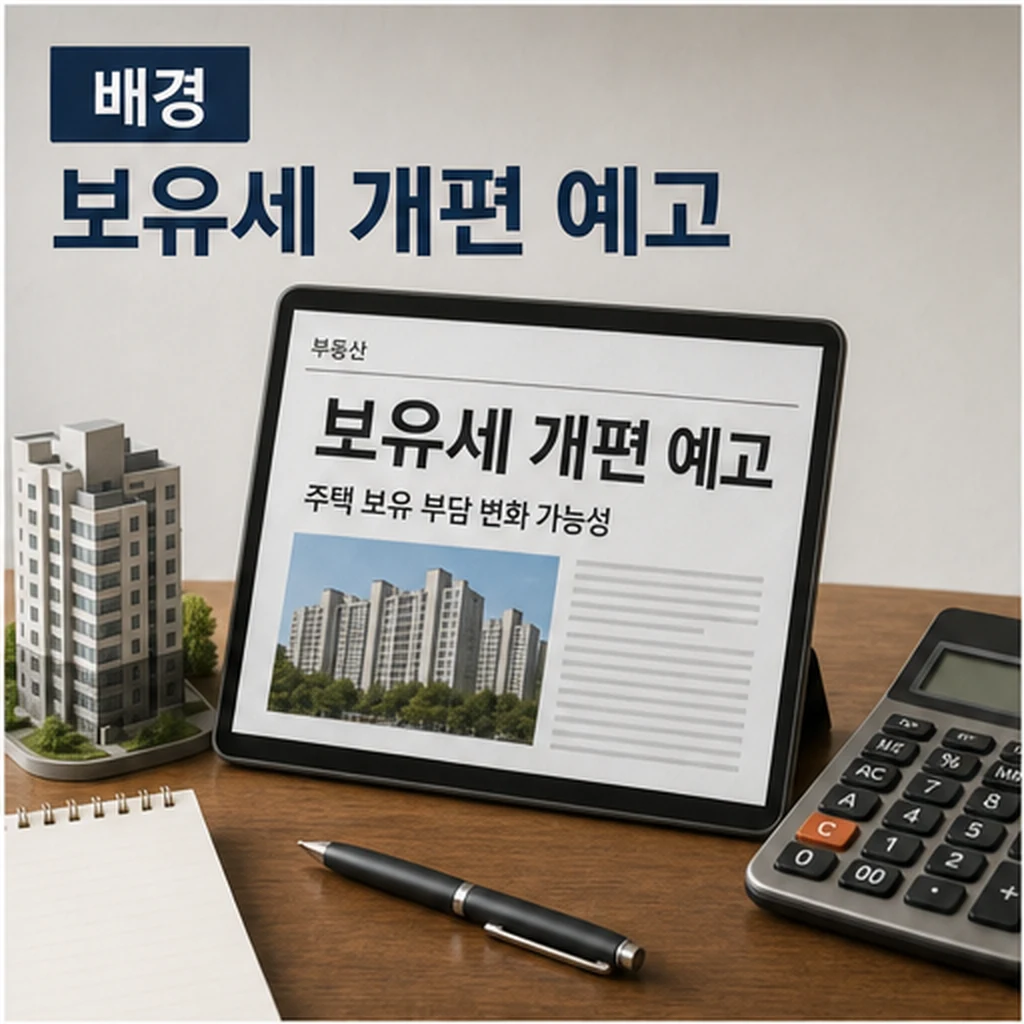 보유세 개편 예고와 시니어 레지던스 관심 배경 이미지