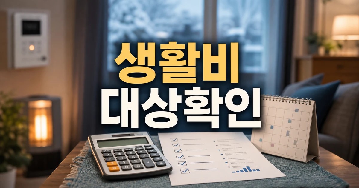 생활비 절약 2026 조건과 비용 계산 방법 총정리 최신 기준 대표 썸네일
