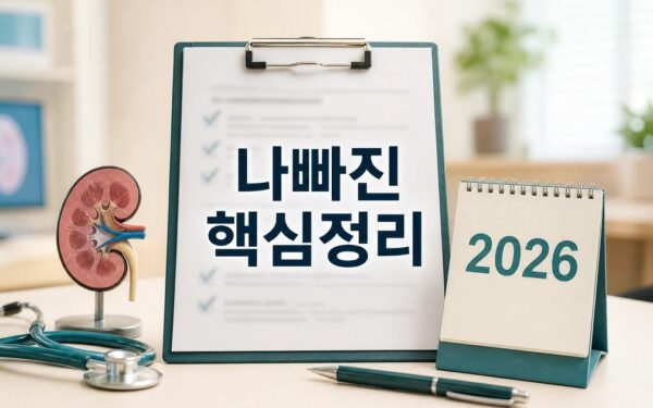 나빠진 신장 2026 상담 기준과 확인 방법 총정리 최신 기준