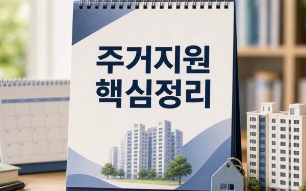 교육·생활 인프라 등 주거 선택 기준 범위 2026 적용일과 확인 방법 총정리