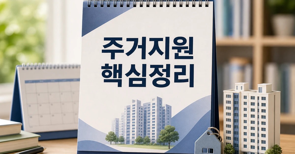 교육·생활 인프라 등 주거 선택 기준 범위 2026 적용일과 확인 방법 총정리 대표 썸네일