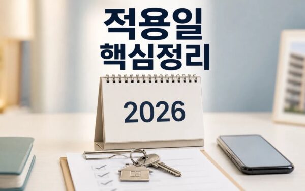 집 구하는 데 2.4개월 3.8곳 30대가 2026 적용일과 확인 방법 총정리