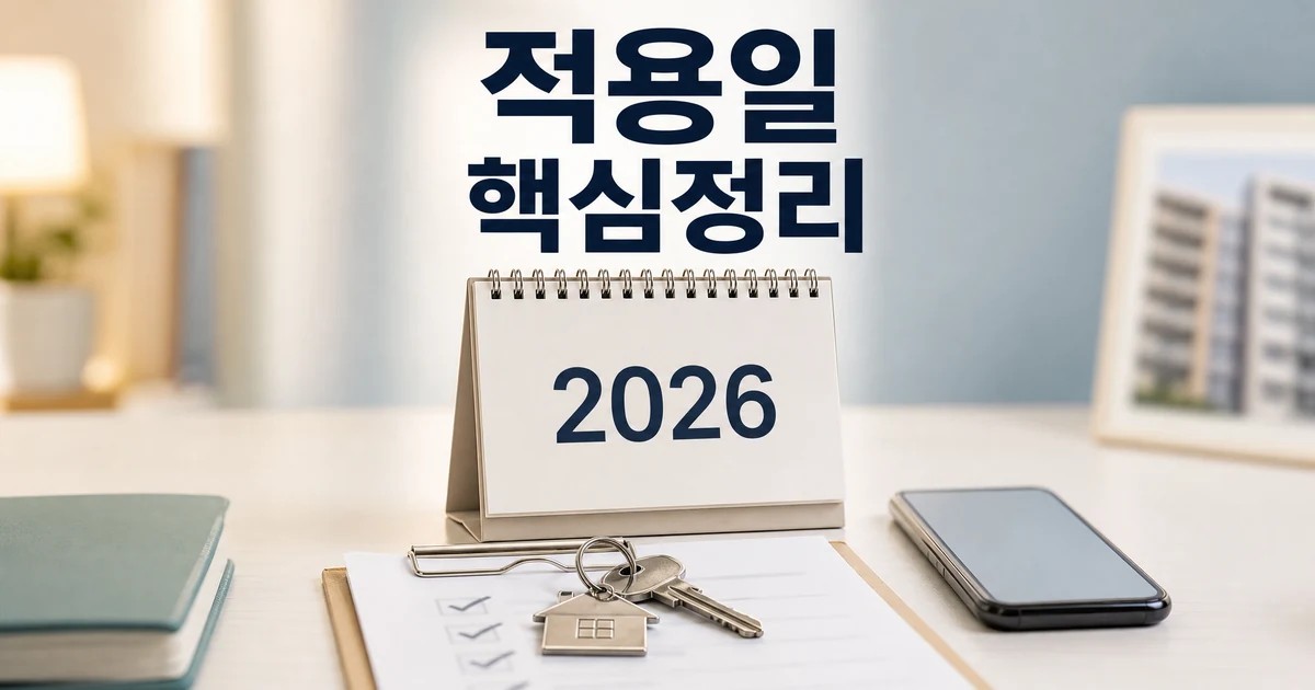 집 구하는 데 2.4개월 3.8곳 30대가 2026 적용일과 확인 방법 총정리 대표 썸네일