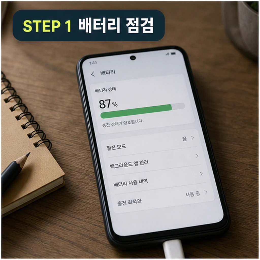 구형 아이폰 배터리 상태 점검과 충전 최적화 체크 이미지