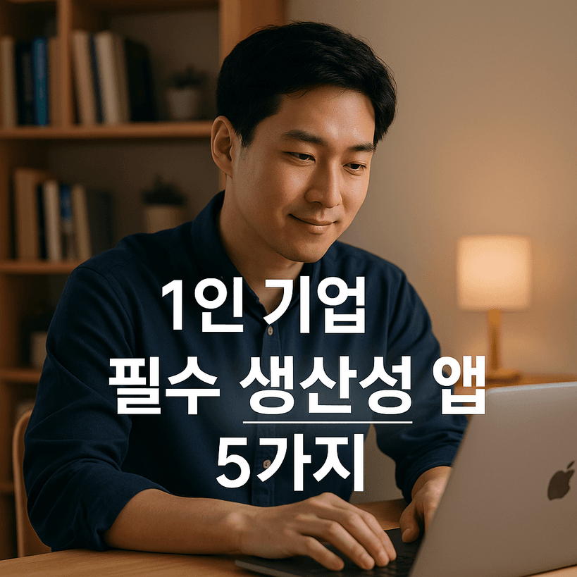 1인 기업 위한 2025년 필수 생산성 앱 5가지 완전 정복!