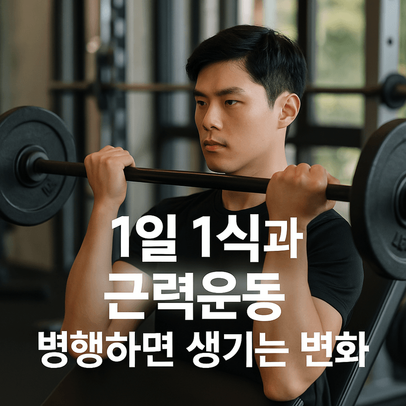 1일 1식과 근력운동 병행 시 체중·체지방·근육 변화 완전정복!