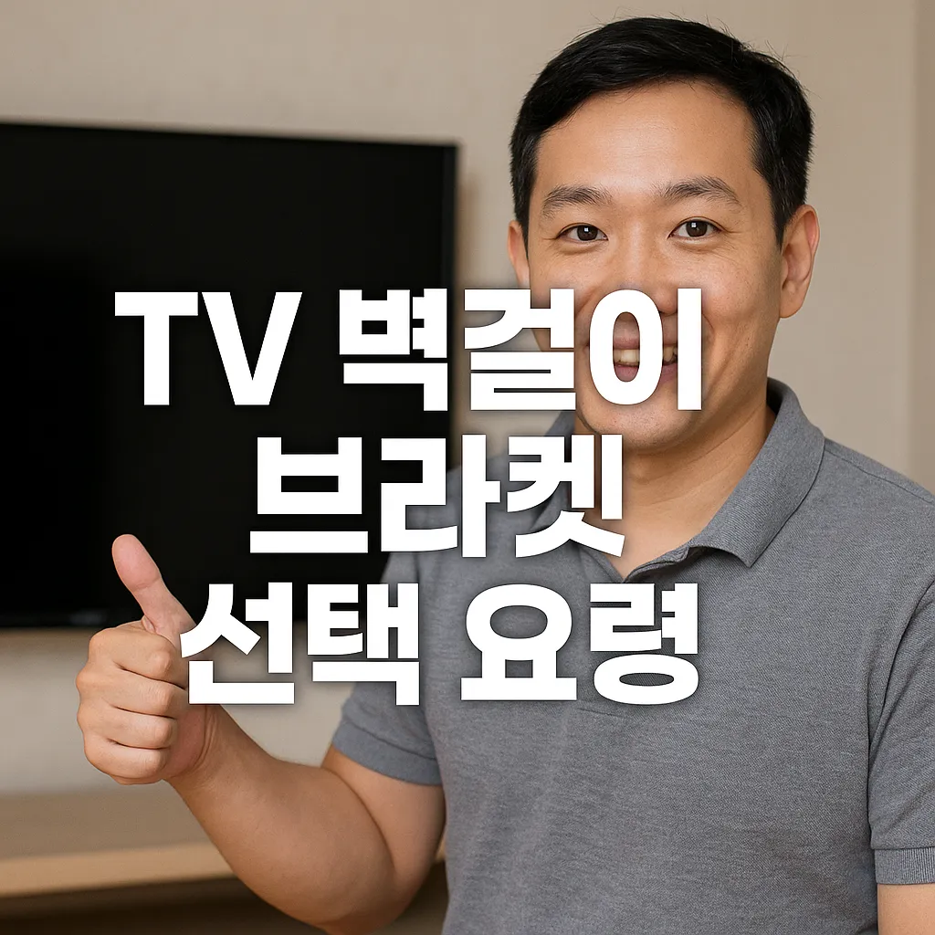 TV 벽걸이 브라켓 선택 꿀팁 총정리! 여러분, 혹시 이런 적 있으시죠?