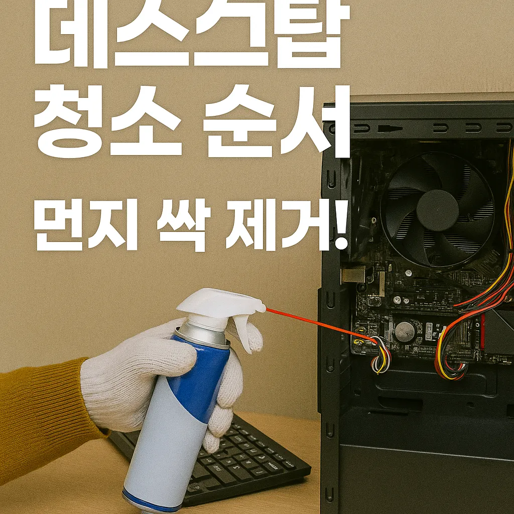 데스크탑 청소 순서 꿀팁! 컴퓨터 수명 UP 가이드