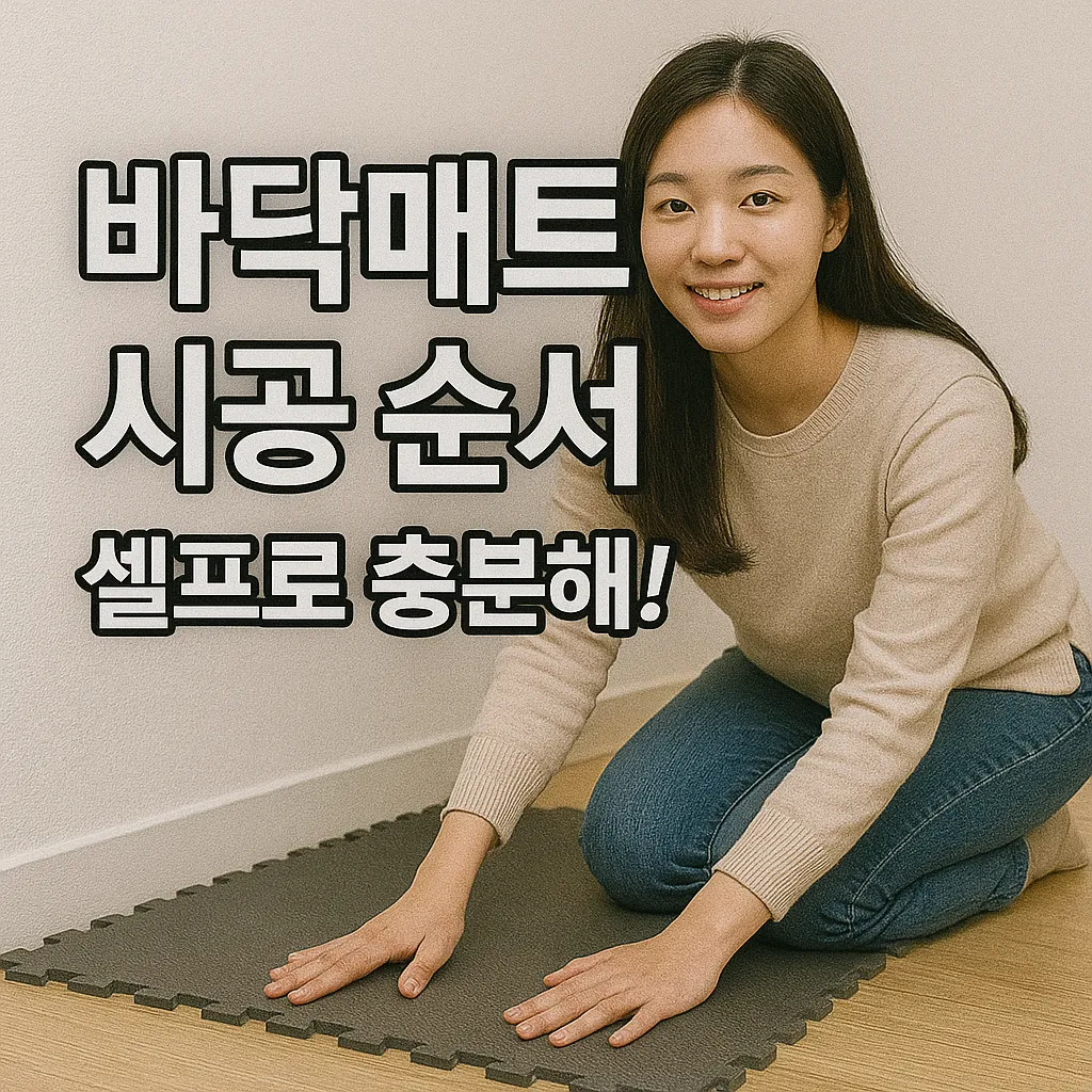 바닥매트 시공 순서 완벽 가이드 💡 초보도 쉽게 따라해요!