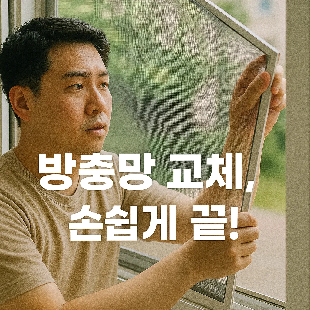 방충망 교체 방법 꿀팁 모음 — 초보도 쉽게 따라해요!