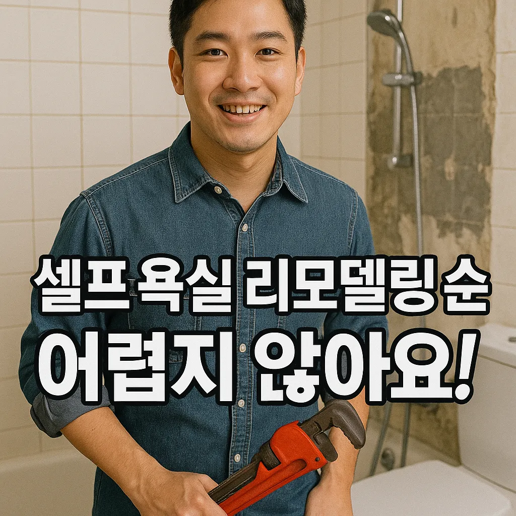 셀프 욕실 리모델링 순서 꿀팁과 최신 가이드 (2025년 기준)