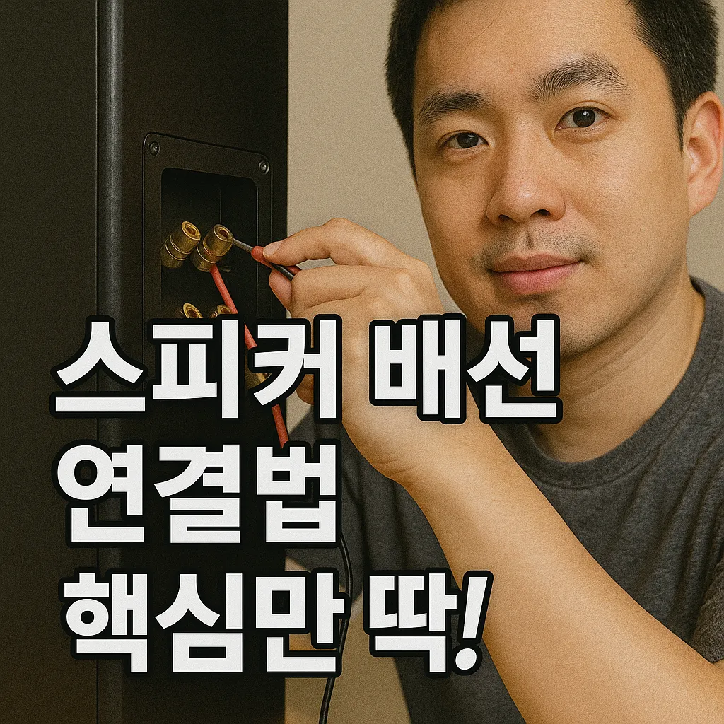 스피커 배선 연결법 꿀팁 가이드: 최신 2024 동축 케이블까지!