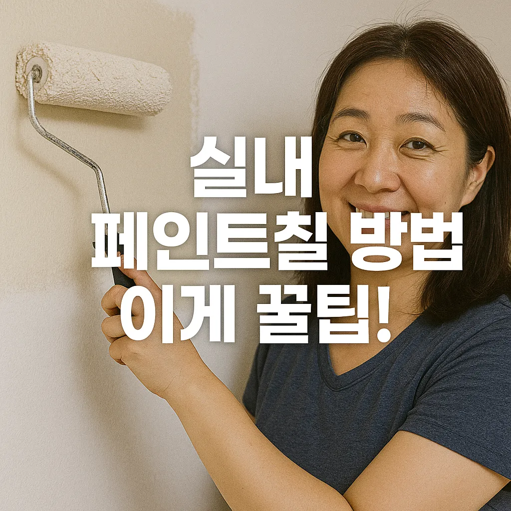 실내 페인트칠 방법 – 데이터와 실전 가이드 (2025년 기준)