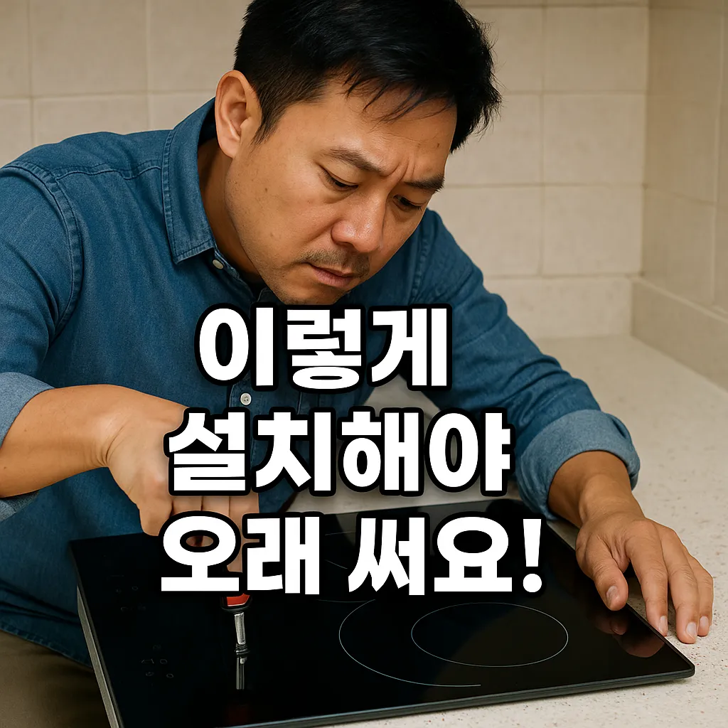 인덕션 설치 방법 꿀팁 TOP2 총정리!