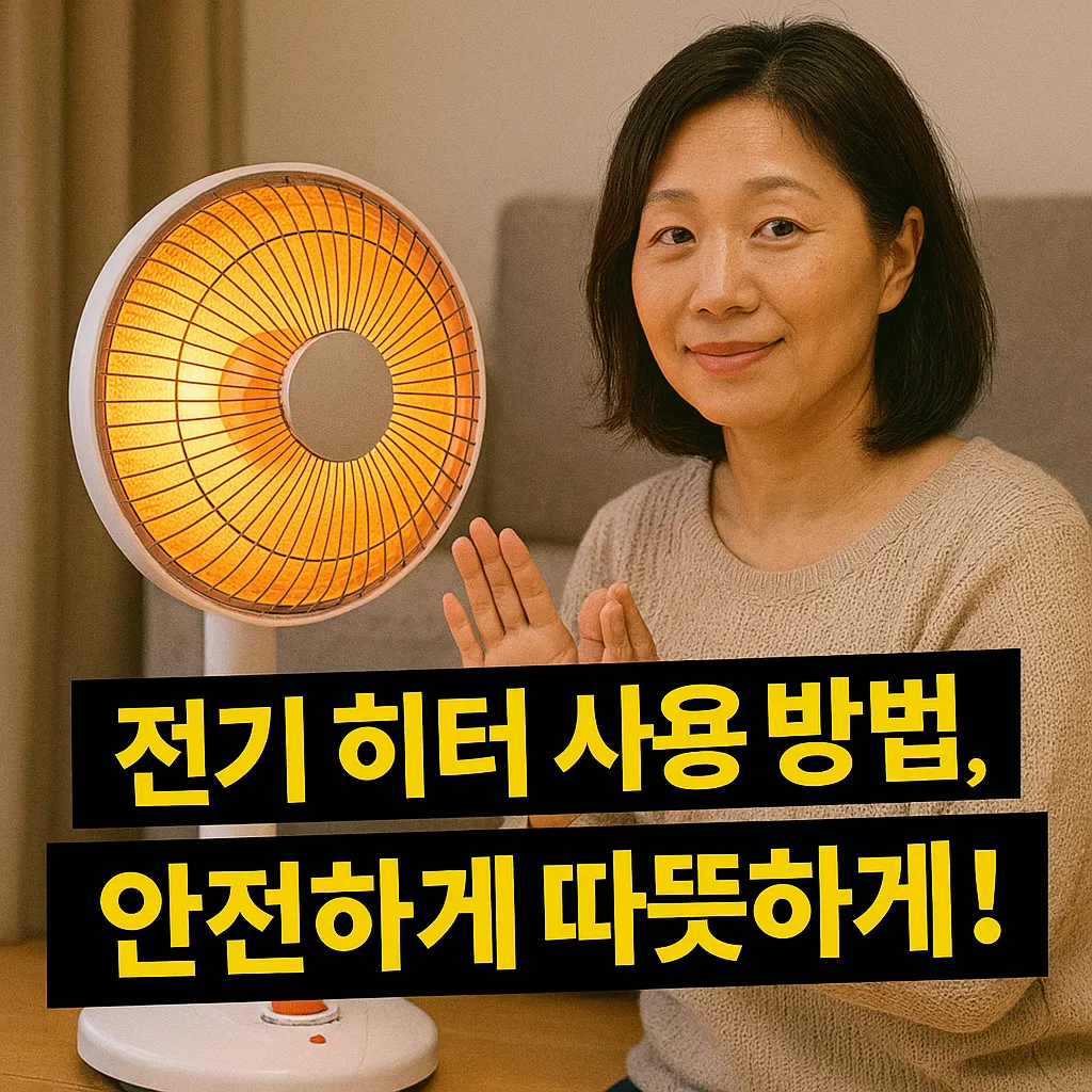 2025년 전기 히터 사용 방법 및 데이터 기반 안전·효율 가이드