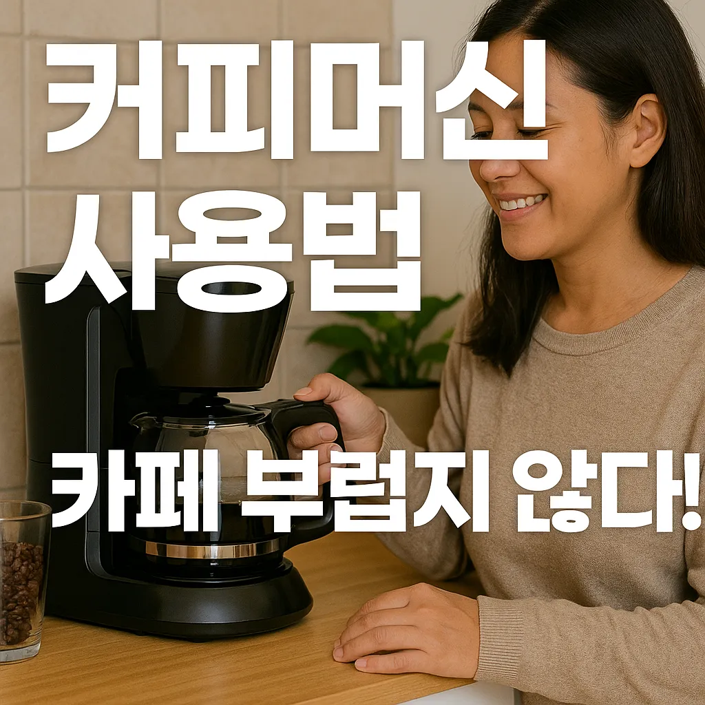 커피머신 사용법 및 추천 제품 꿀팁 가이드 ☕️