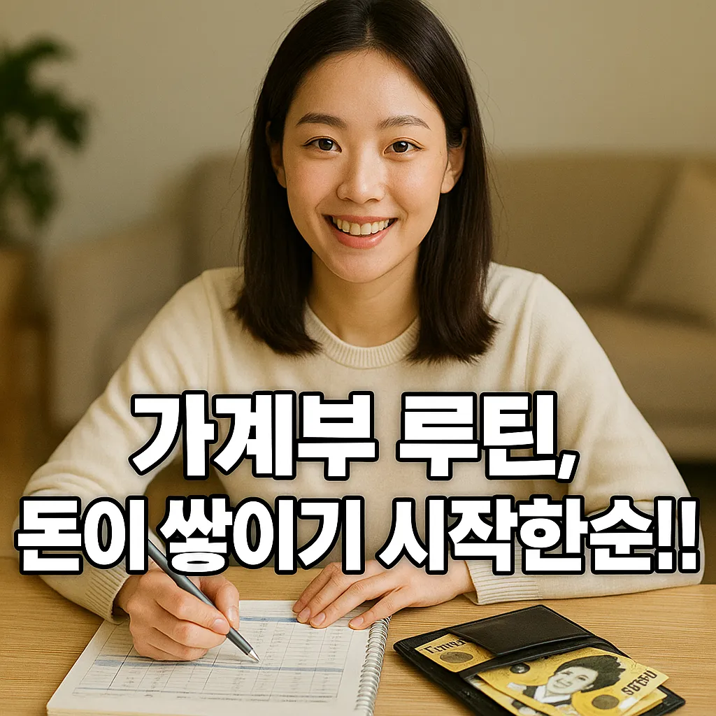 2025년 가계부 루틴과 돈이 쌓이는 재테크 성공 꿀팁