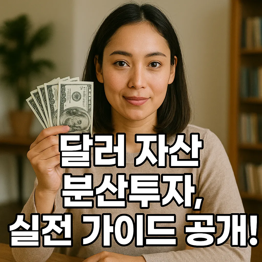 달러 자산 분산 투자 꿀팁 가이드: 해외 ETF부터 미국채권까지