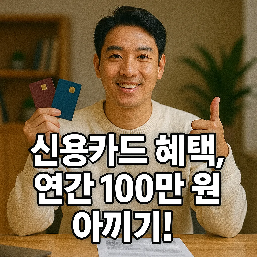 2025년 신용카드 혜택 완전 정복! 연 100만원 아끼는 숫자 전략