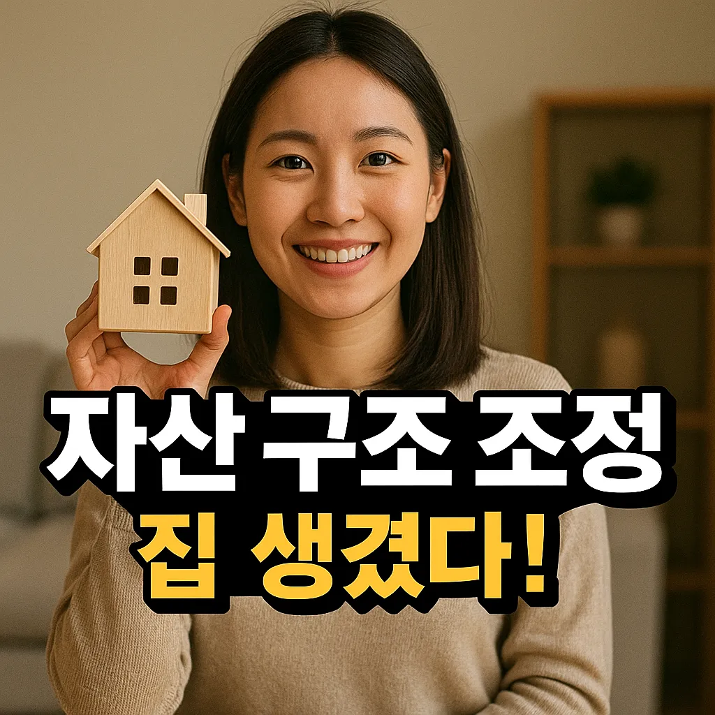 자산 구조 조정으로 이룬 내 집 마련 스토리, 현실과 전략 대공개!