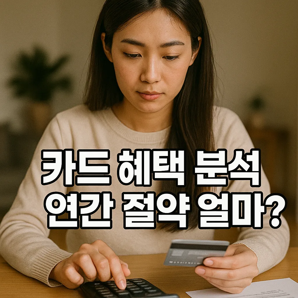 카드 혜택 분석으로 얻은 연간 절약액은? 실생활 절약 꿀팁 대방출!