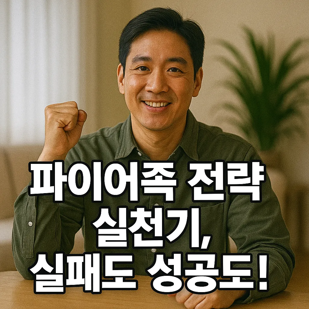파이어족 전략 실천기, 실패와 성공 모두 담다 — 여러분, 혹시 이런 적 있으시죠?