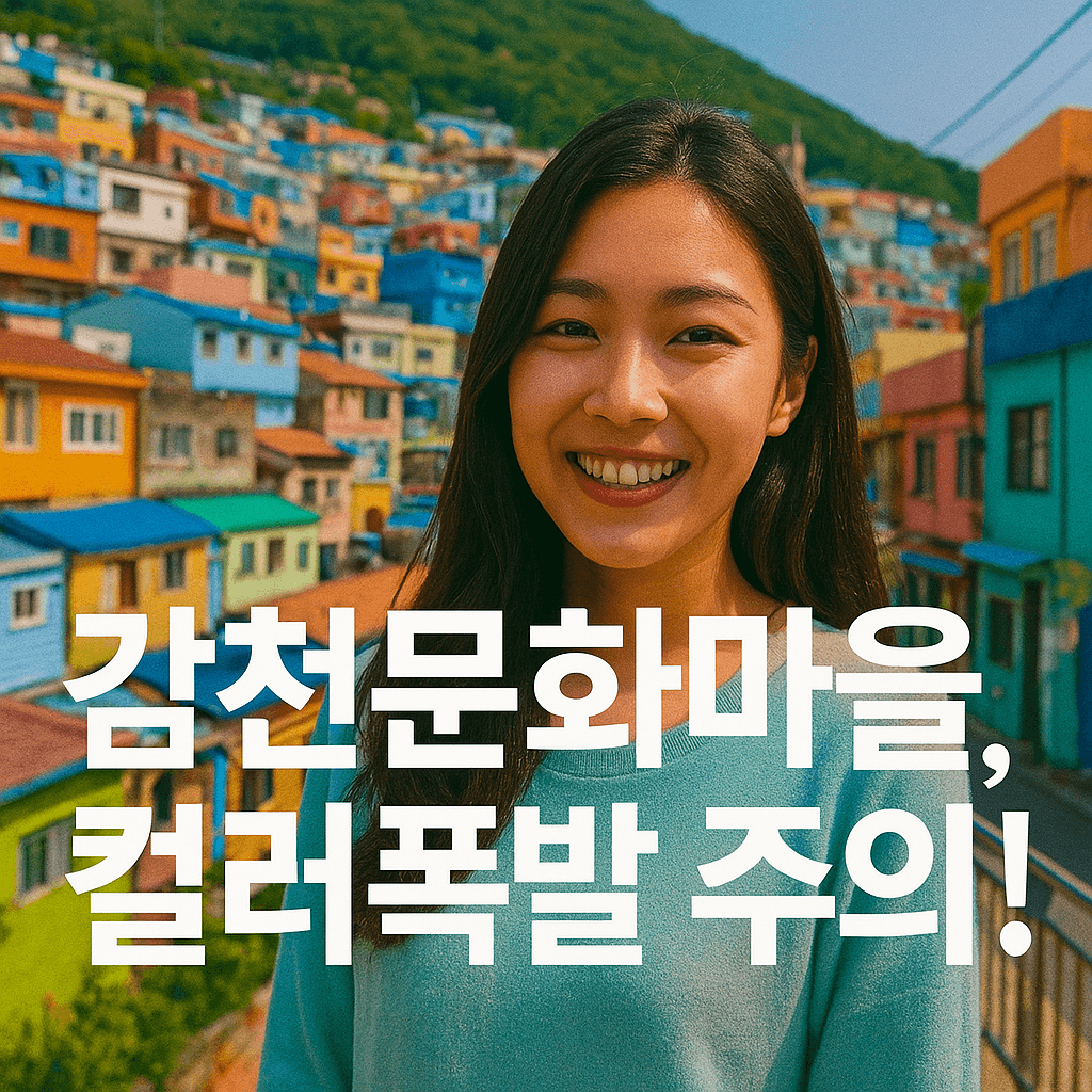 부산 감천문화마을, 숨겨진 예술과 과잉관광 해결책