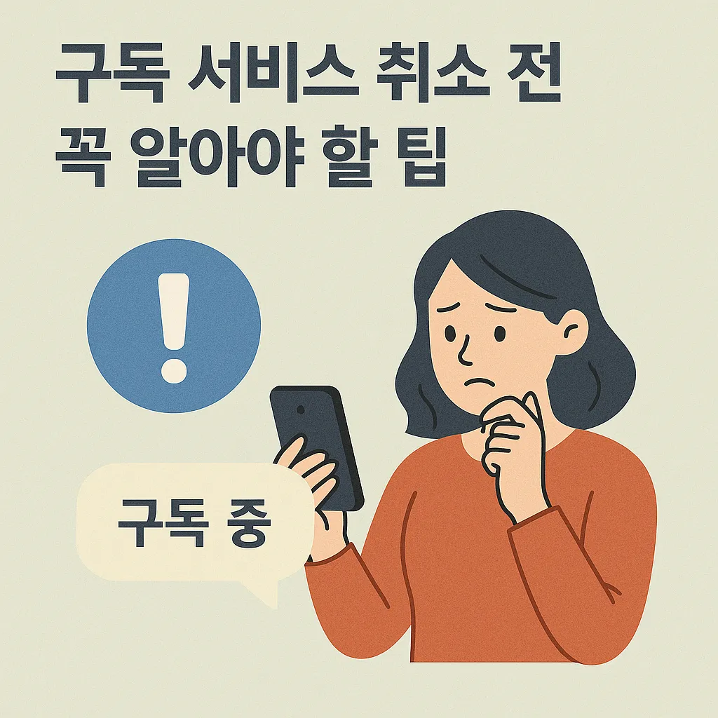 구독 서비스 취소 전 꼭 알아야 할 6가지 최신 팁