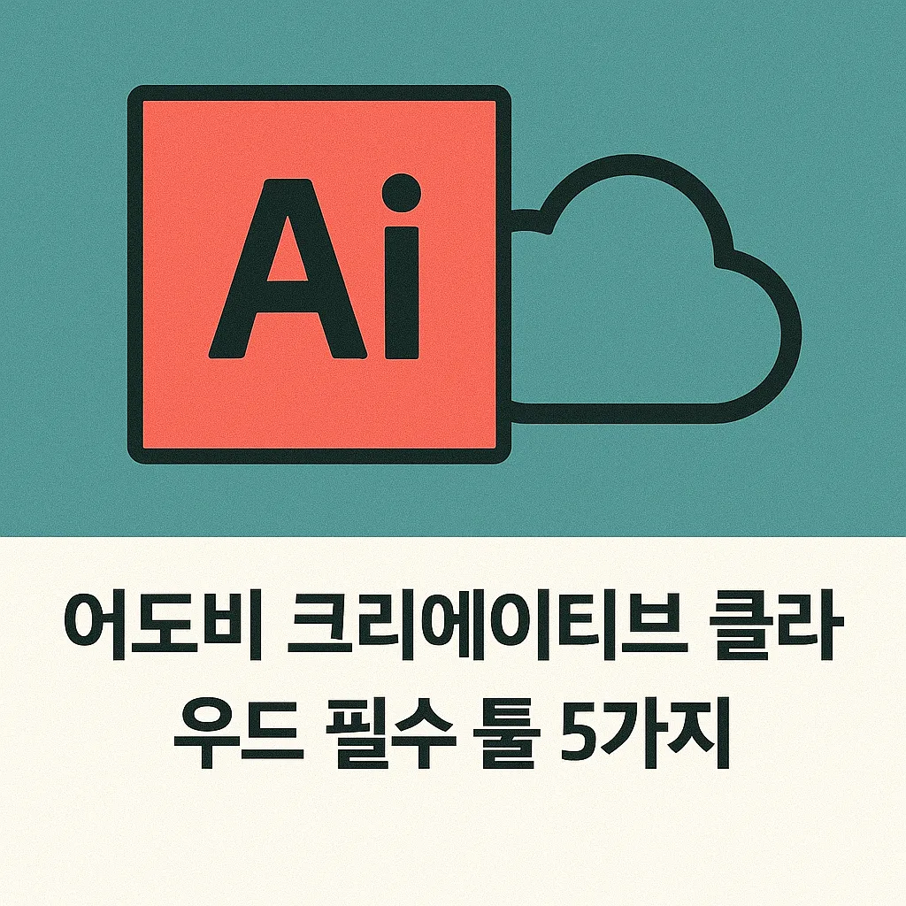 어도비 크리에이티브 클라우드 필수 툴 5가지.webp
