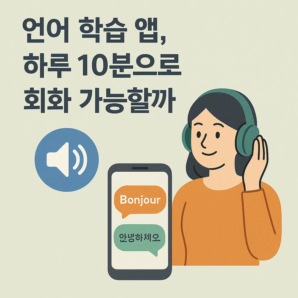 하루 10분 영어 회화, AI 앱으로 성공하는 비결