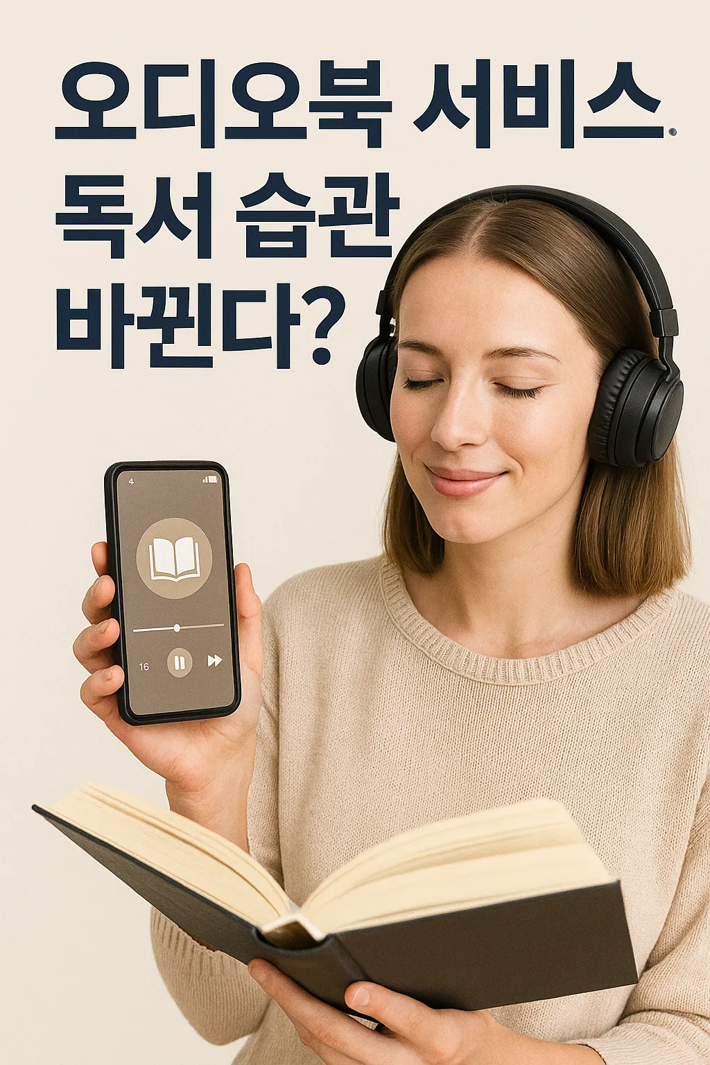 오디오북 시장 1080억 급성장 | AI 기술과 독서 습관 변화