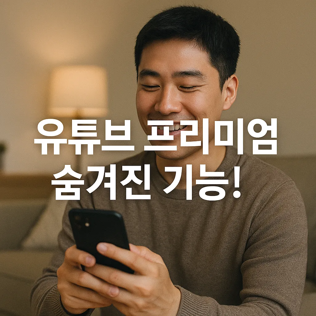 유튜브 프리미엄 5가지 비밀 기능과 할인 혜택 완전 정복!