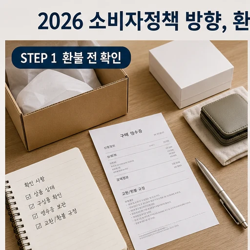 2026 소비자정책 환불 전 확인 체크리스트 본문 이미지
