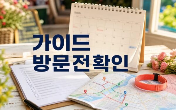 2026년 3월 방문 전 준비 가이드