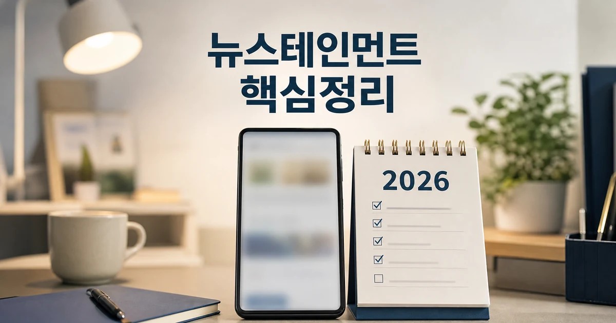 뉴스테인먼트 2026 적용일과 확인 방법 총정리 최신 기준 대표 썸네일