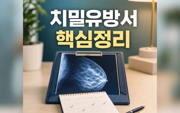 치밀유방서 발견된 2026 상담 기준과 확인 방법 총정리 최신 기준