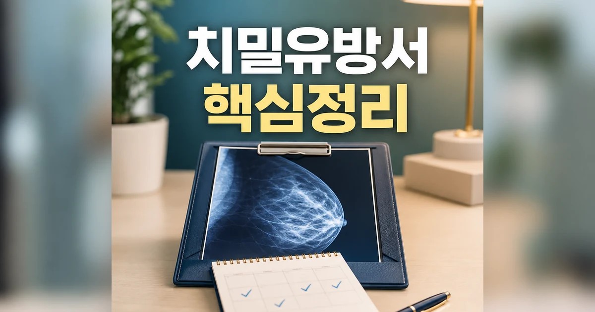 치밀유방서 발견된 2026 상담 기준과 확인 방법 총정리 최신 기준 대표 썸네일