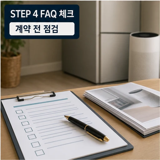 가전 렌탈 FAQ 계약 전 점검 본문 이미지