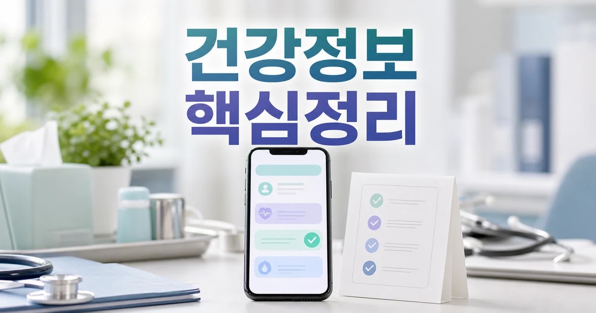 나의 건강정보 이용 2026 상담 기준과 확인 방법 총정리 대표 썸네일