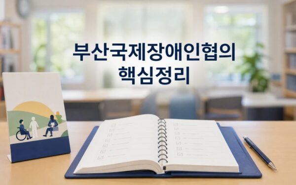 새로운 배움의 문 활짝 부산국제장애인협의회 2026 주요 변화와 확인할 점 총정리