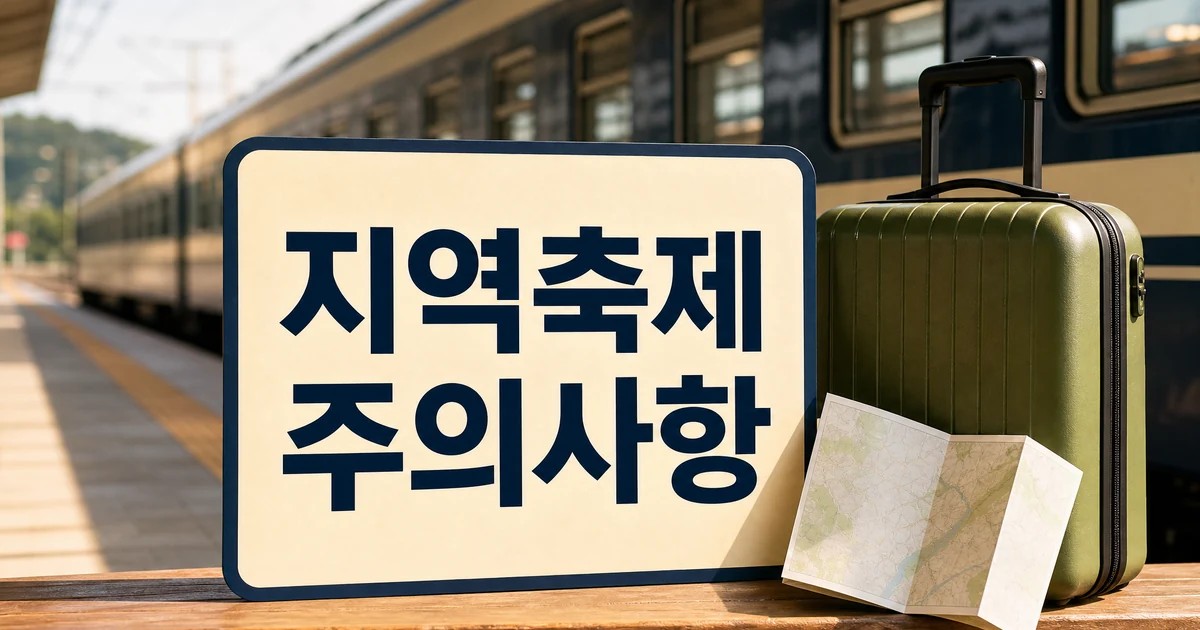 코레일 기차 지역축제 홍보 강화 방문 전 주의사항 대표 이미지