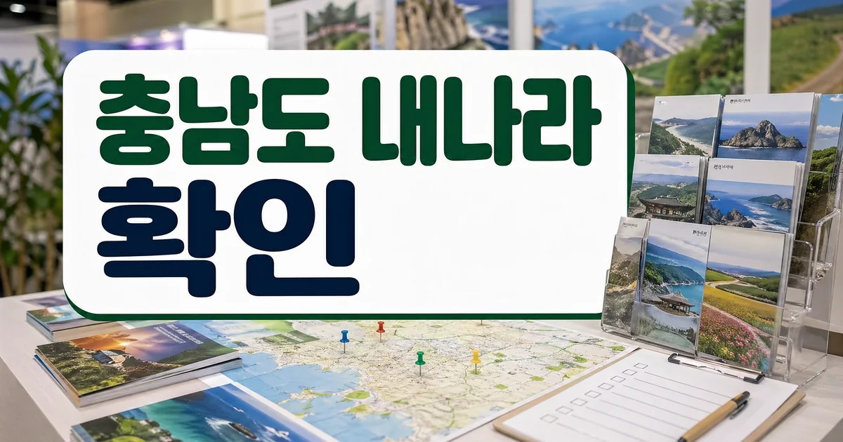 충남도, 내나라 여행박람회서 지역 관광자원 홍보 주의사항과 확인 포인트 대표 이미지