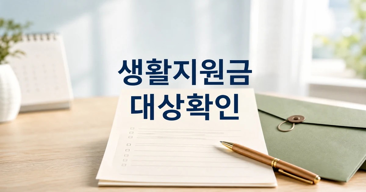 2026년 경남도 생활지원금 대상 확인을 위한 서류와 체크리스트 썸네일