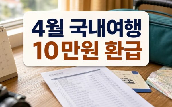 4월부터 국내 여행으로 20만원 이상 쓰면 10만원 환급 받는다 방문 전 준비 가이드