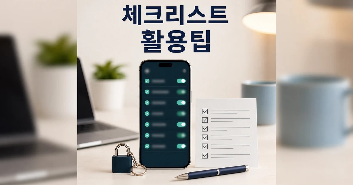 개인정보 노출 줄이는 생활 보안 체크리스트 2026 총정리 대표 썸네일
