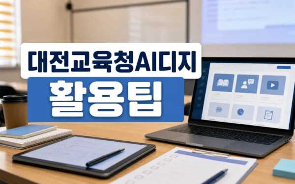대전교육청, ‘AI·디지털교육 특강’운영 사용법과 활용 팁