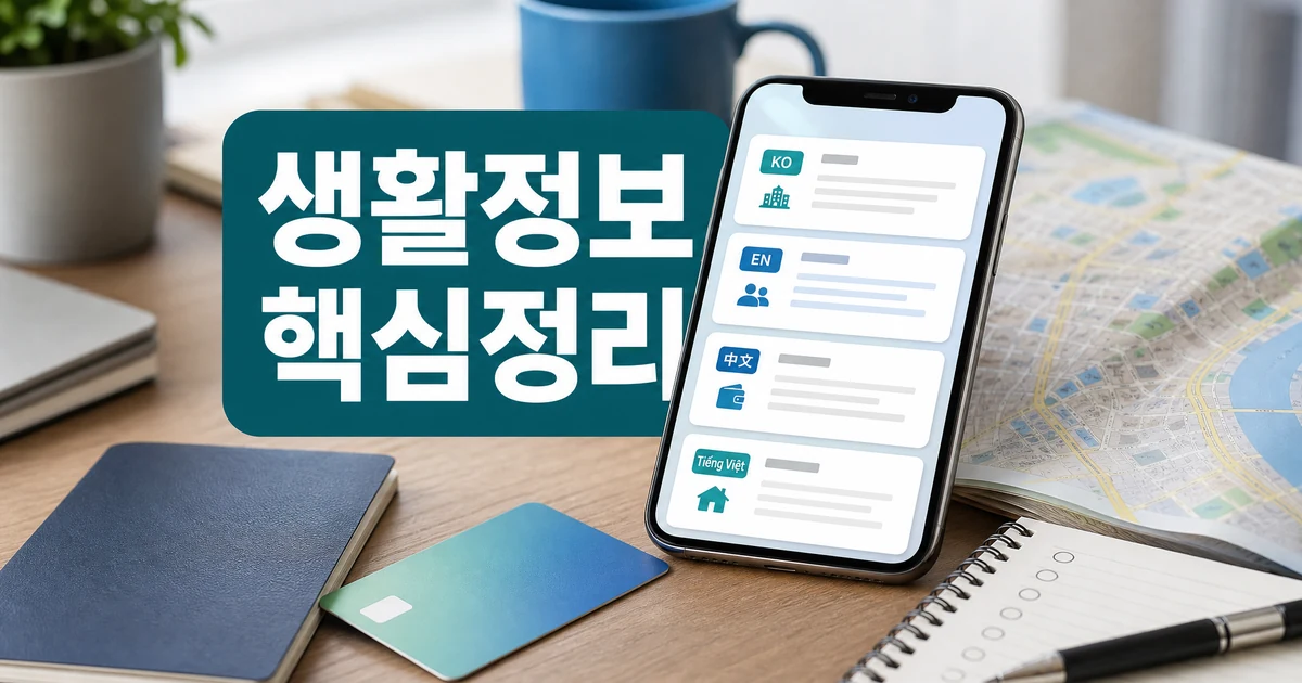 외국인을 위한 다국어 생활정보 플랫폼 다가치 연계 핵심정리 대표 이미지