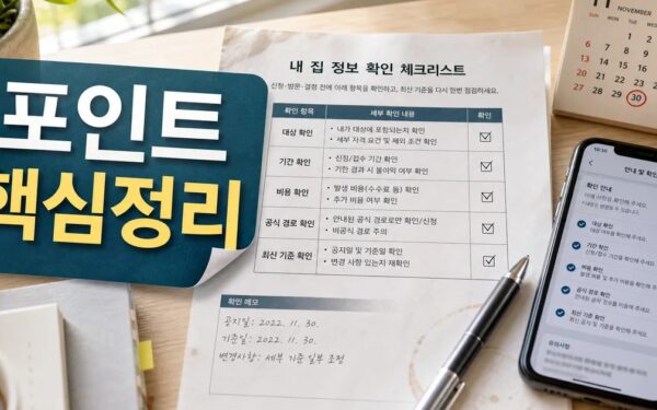 장애인 주거지원서비스, 내 집 마련보다 먼저 볼 제도와 체크포인트