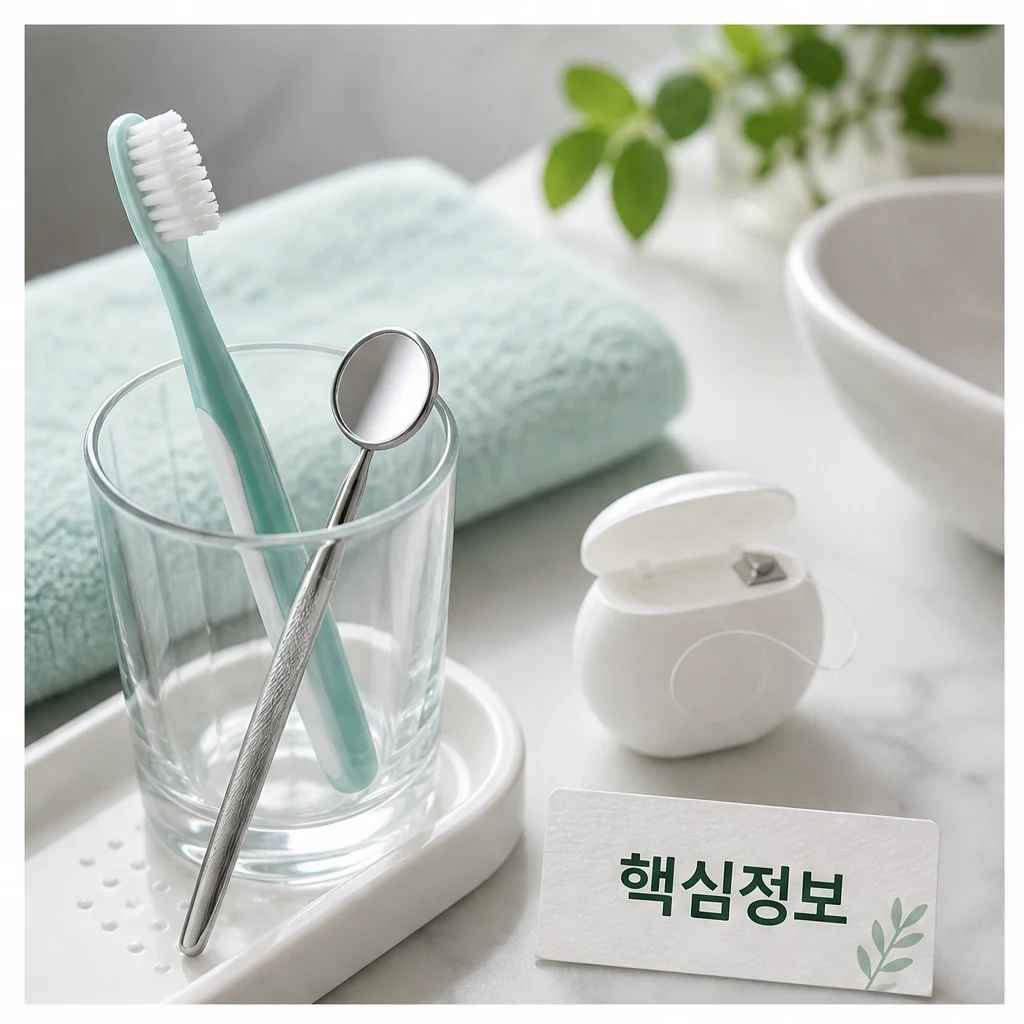 구강건강 관리 습관과 지식·정보 FAQ와 핵심 정리 핵심정보 본문 이미지